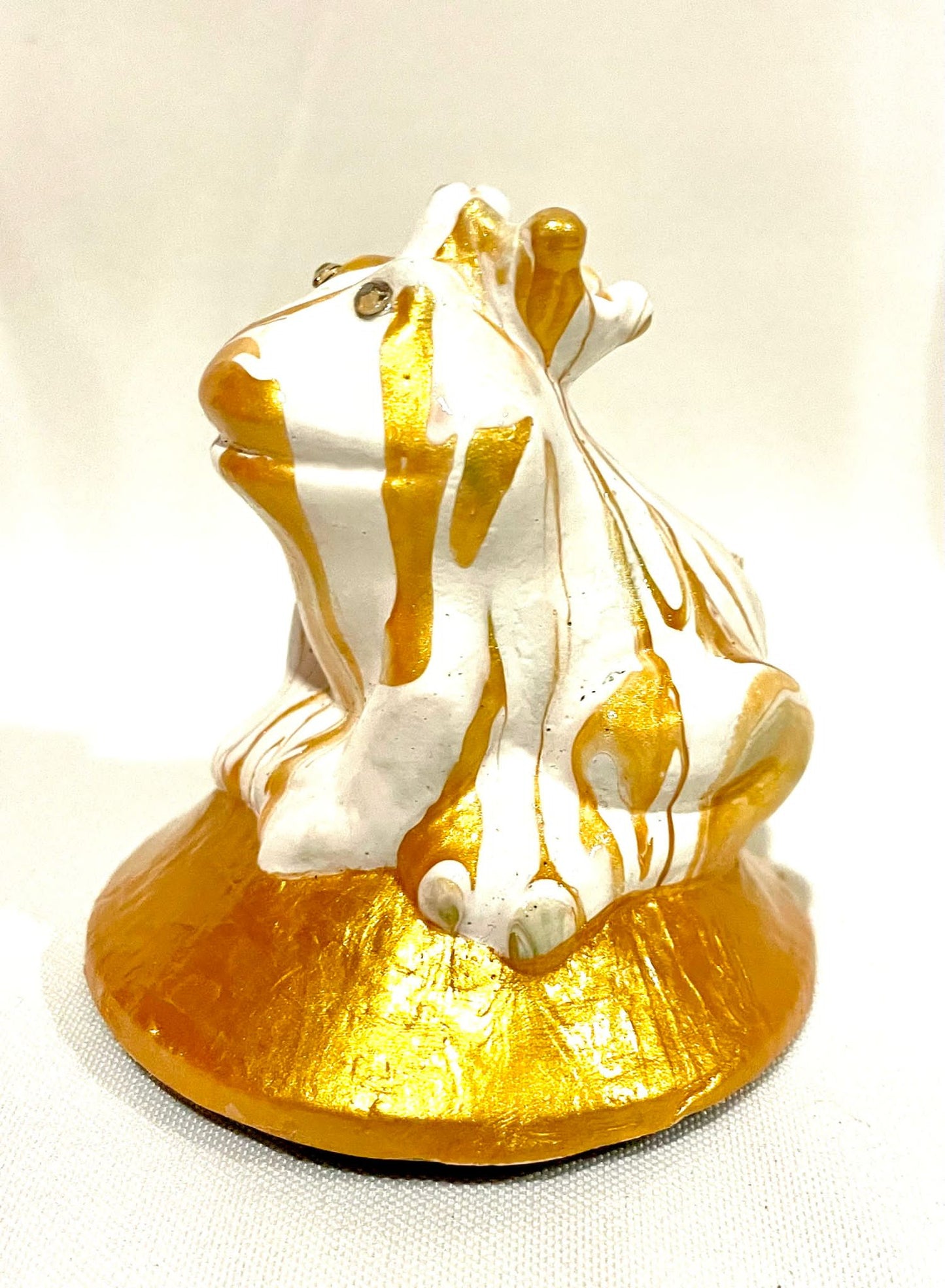 Golden King Geschenkfigur liebe Frosch
